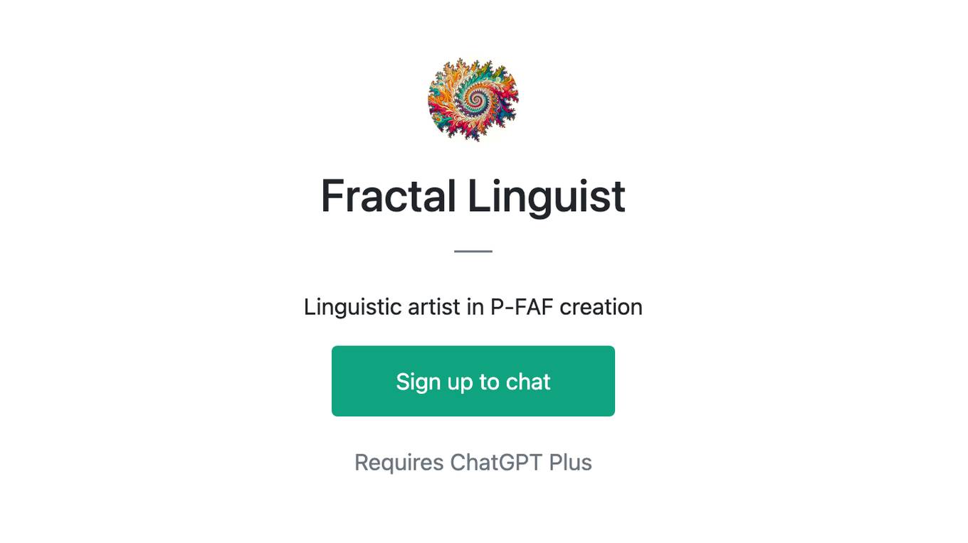 Fractal Linguist Screenshot