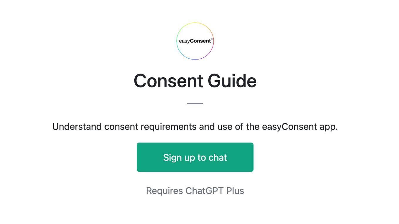 Consent Guide Screenshot