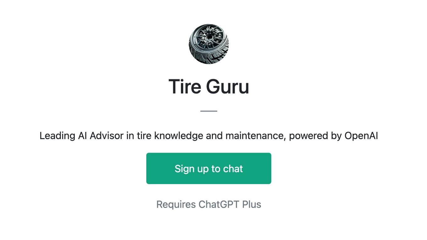 Tire Guru Screenshot