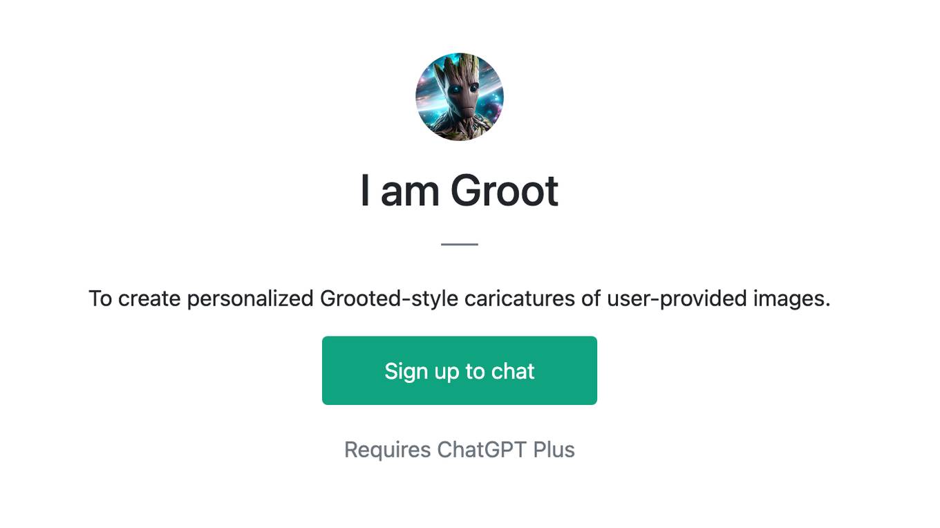 I am Groot Screenshot