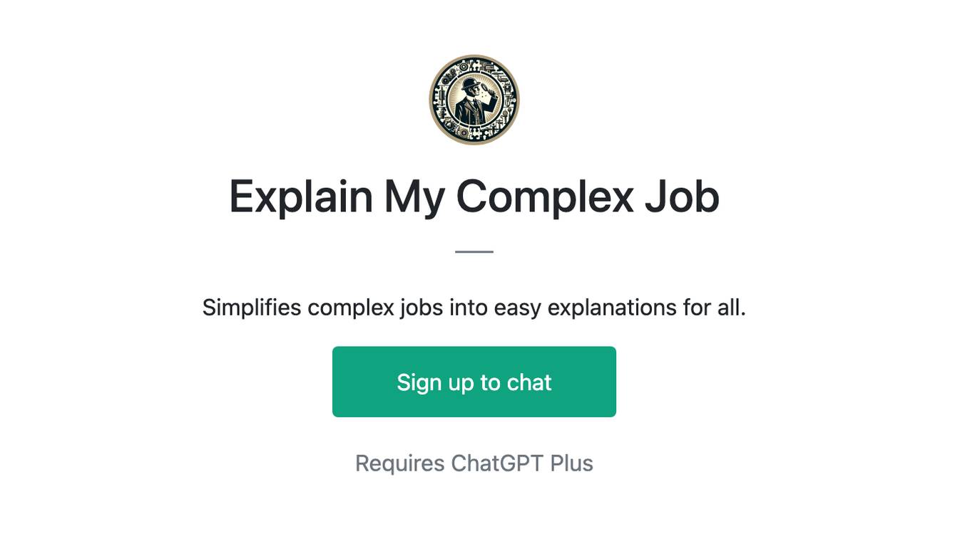 Explain My Complex Job Screenshot