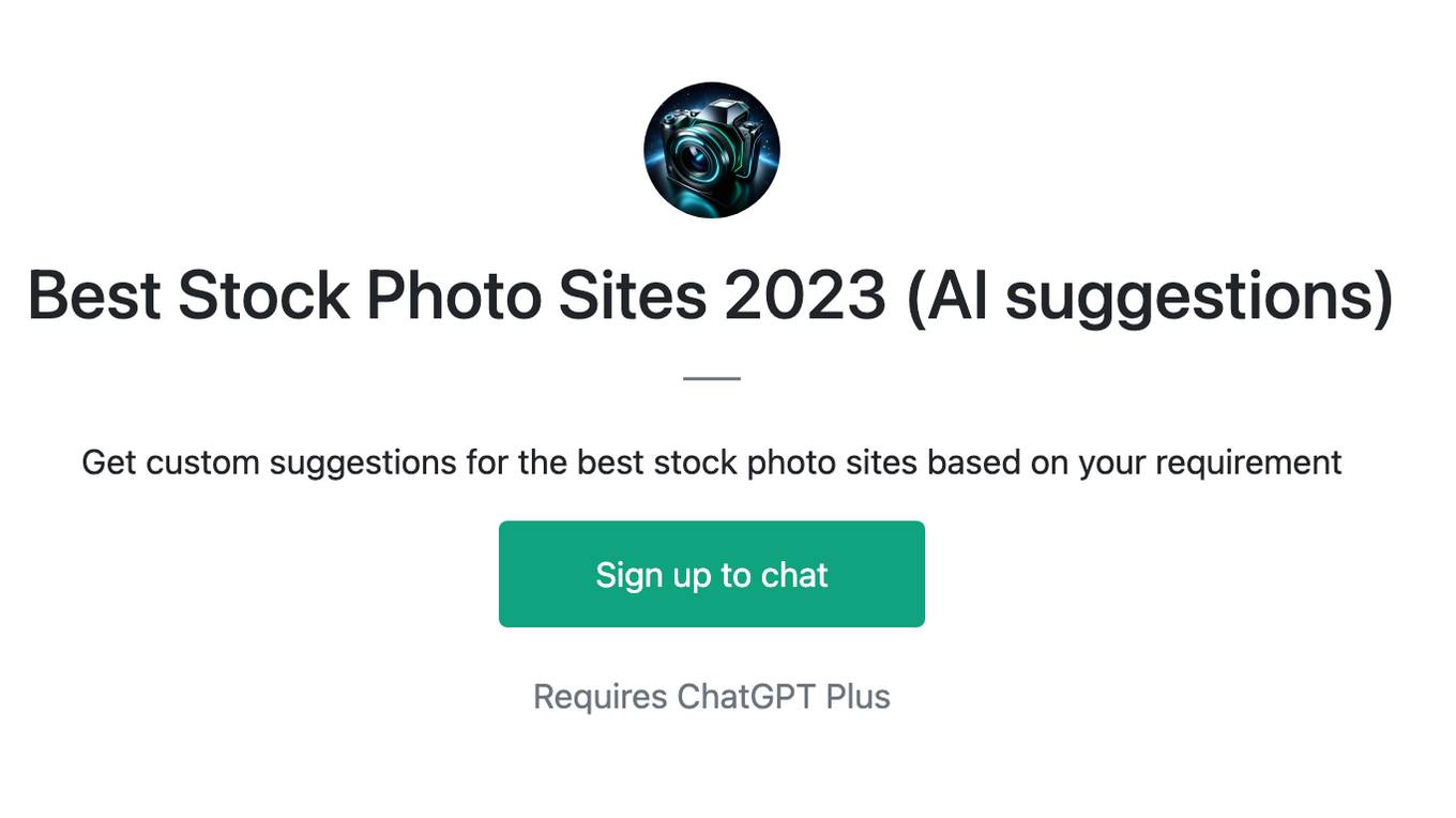 Best Stock Photo Sites 2023 (AI suggestions) Screenshot