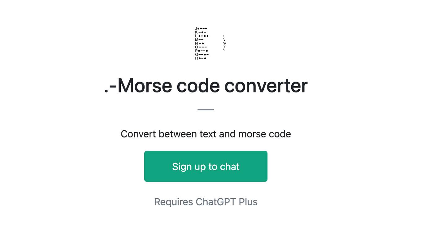 .-Morse code converter Screenshot