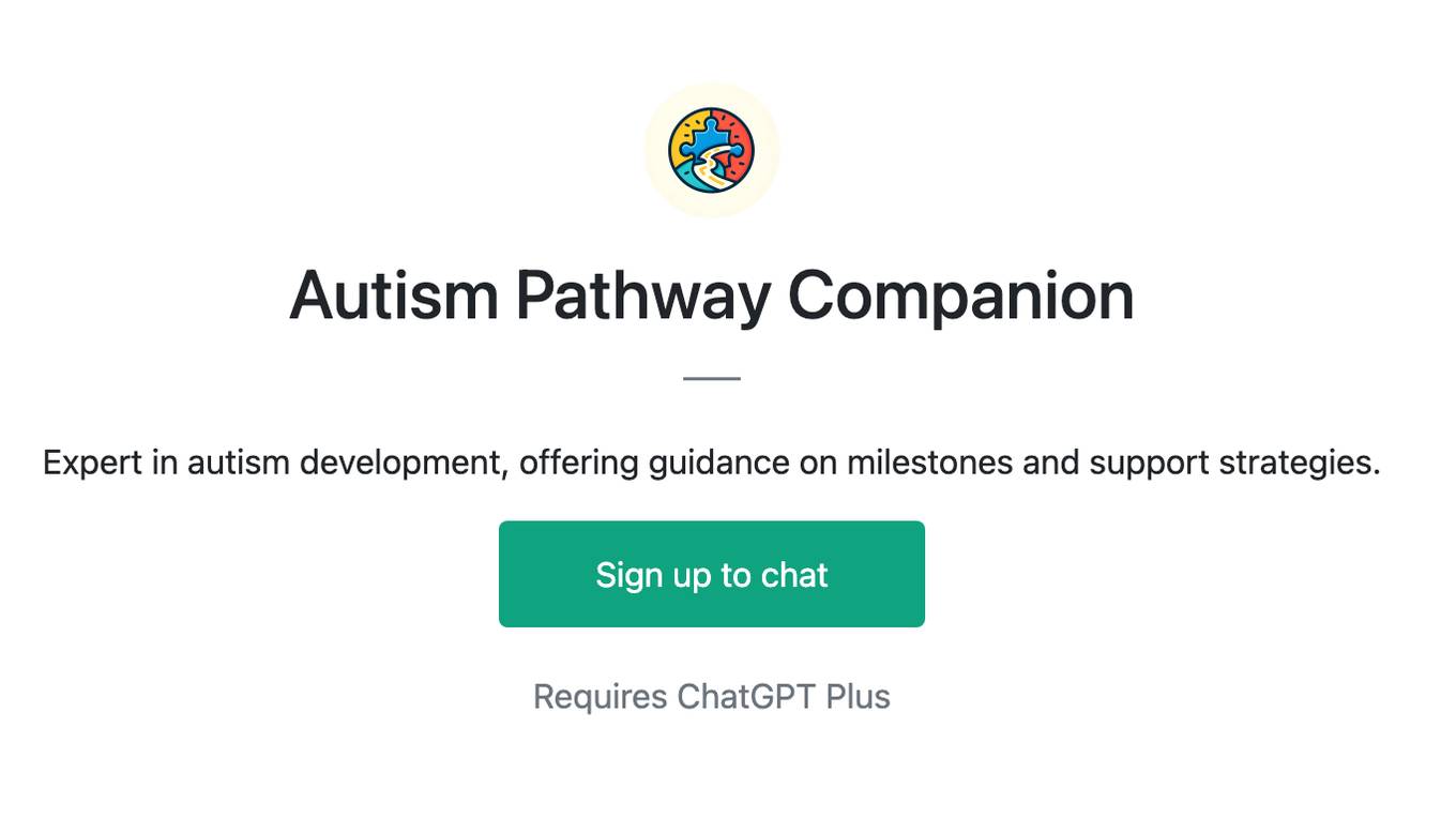 Autism Pathway Companion Screenshot