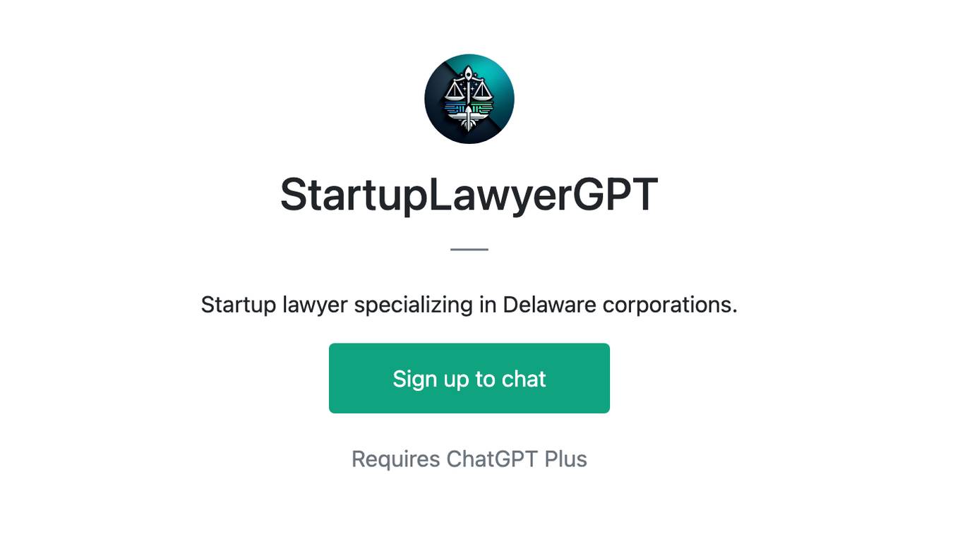 StartupLawyerGPT Screenshot