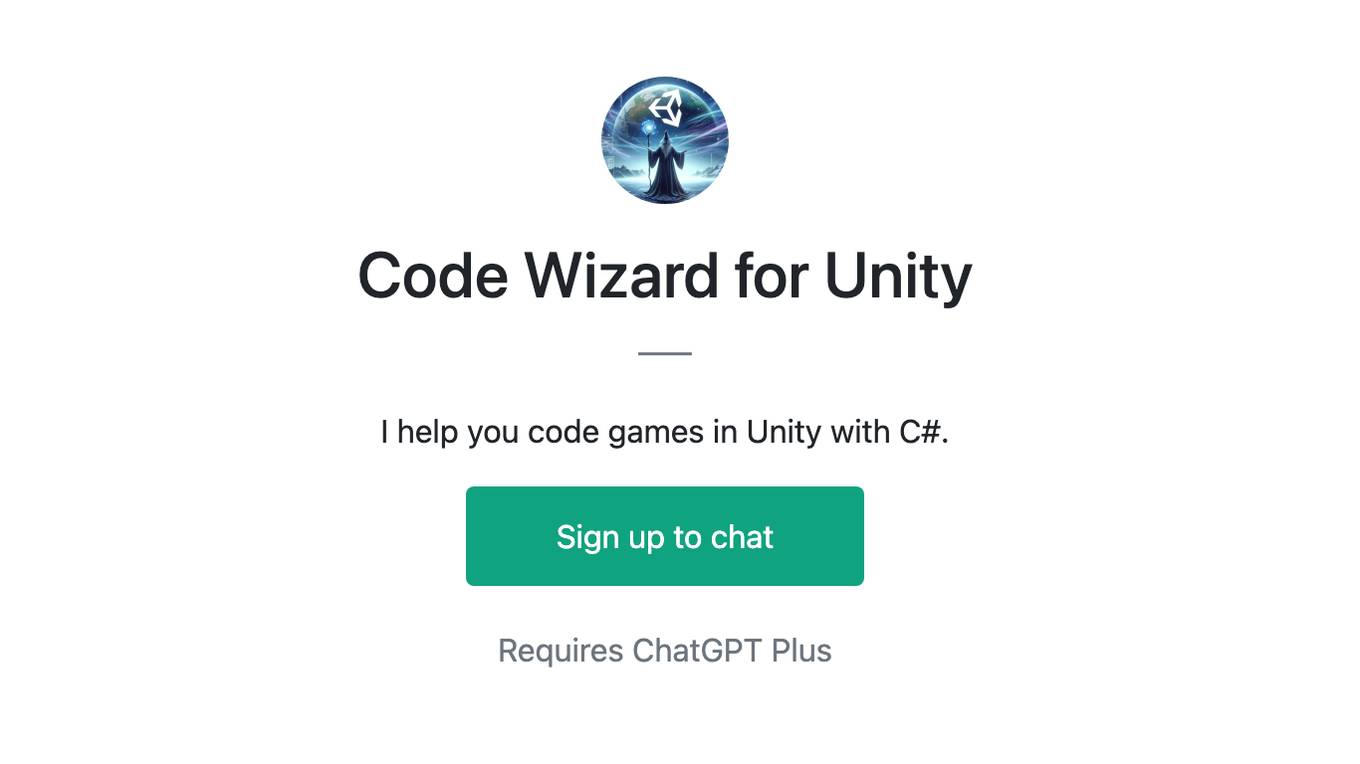 Code Wizard for Unity Screenshot