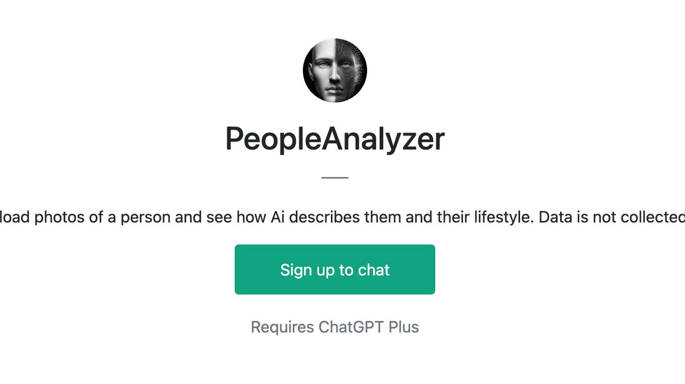 PeopleAnalyzer Screenshot