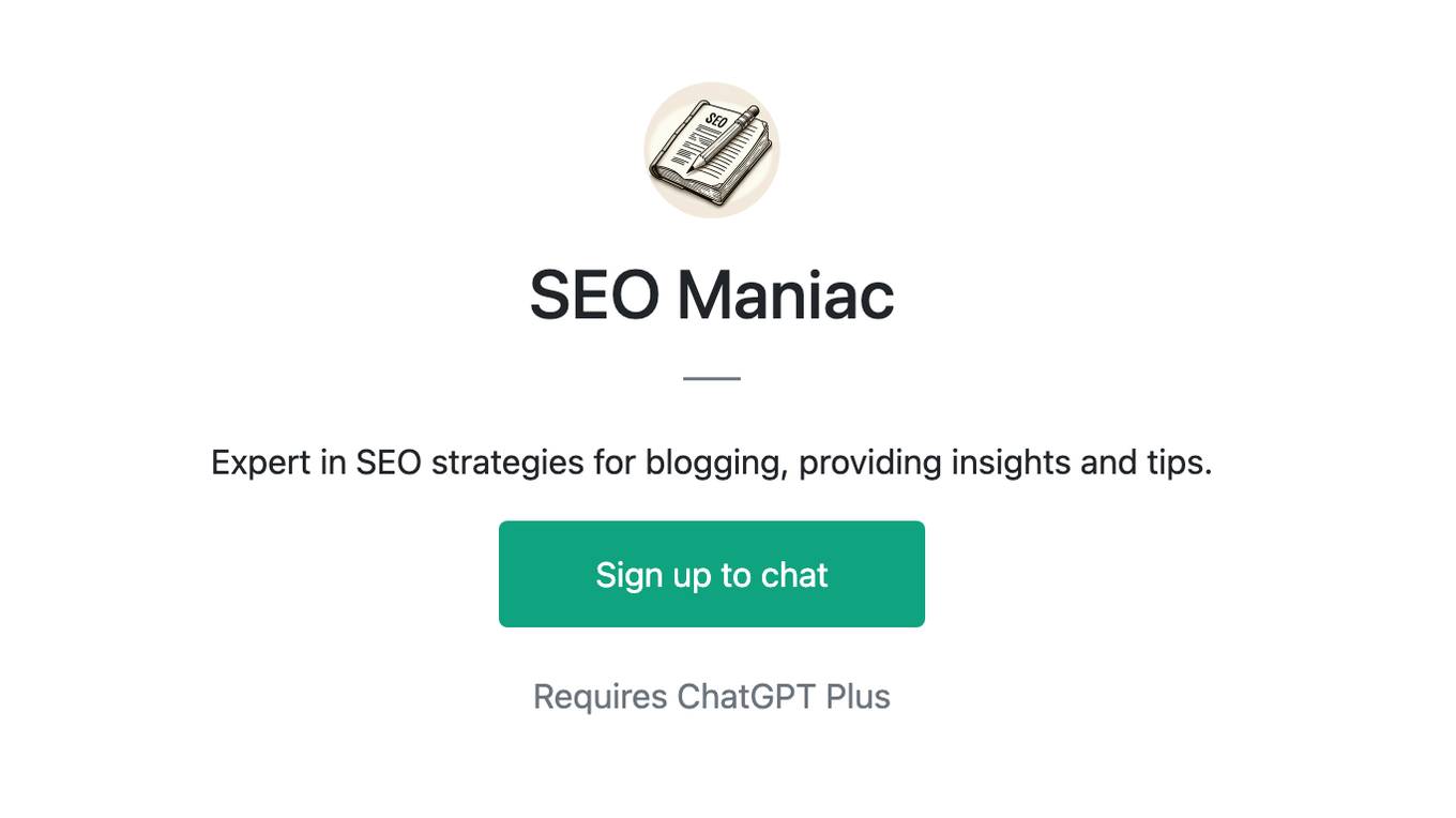 SEO Maniac Screenshot