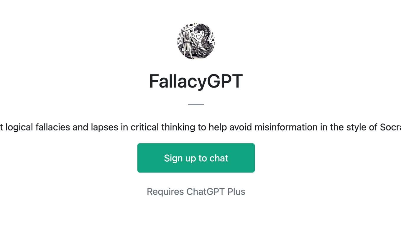 FallacyGPT Screenshot