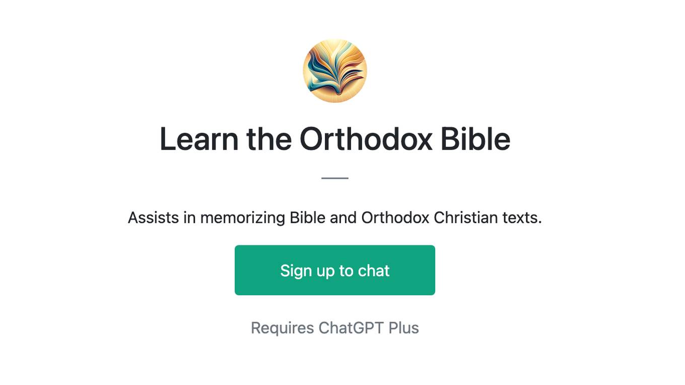 Learn the Orthodox Bible Screenshot