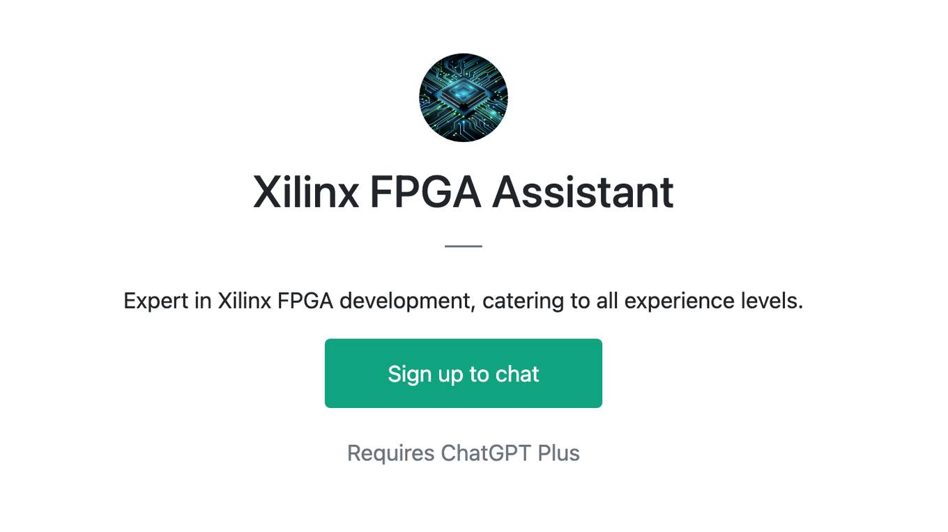 Xilinx FPGA Assistant Screenshot