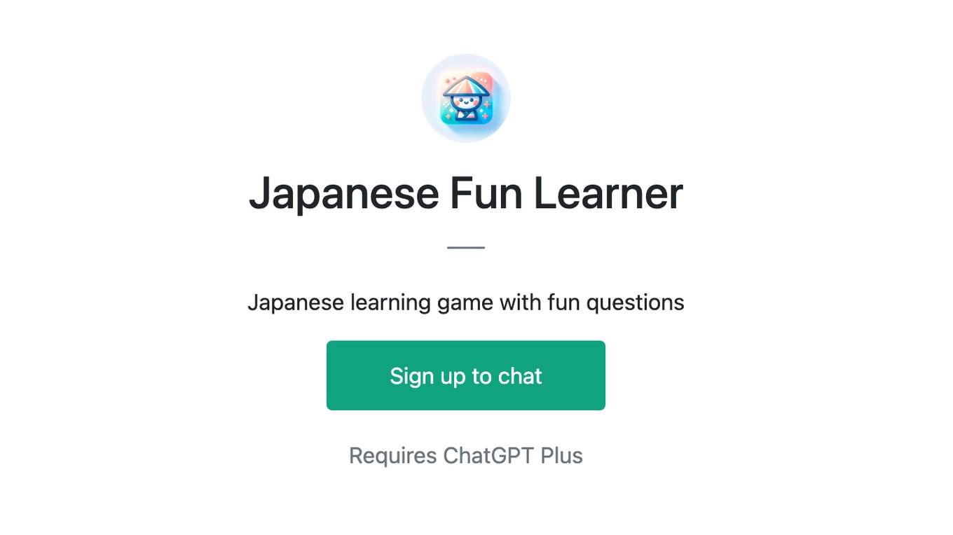 Japanese Fun Learner Screenshot