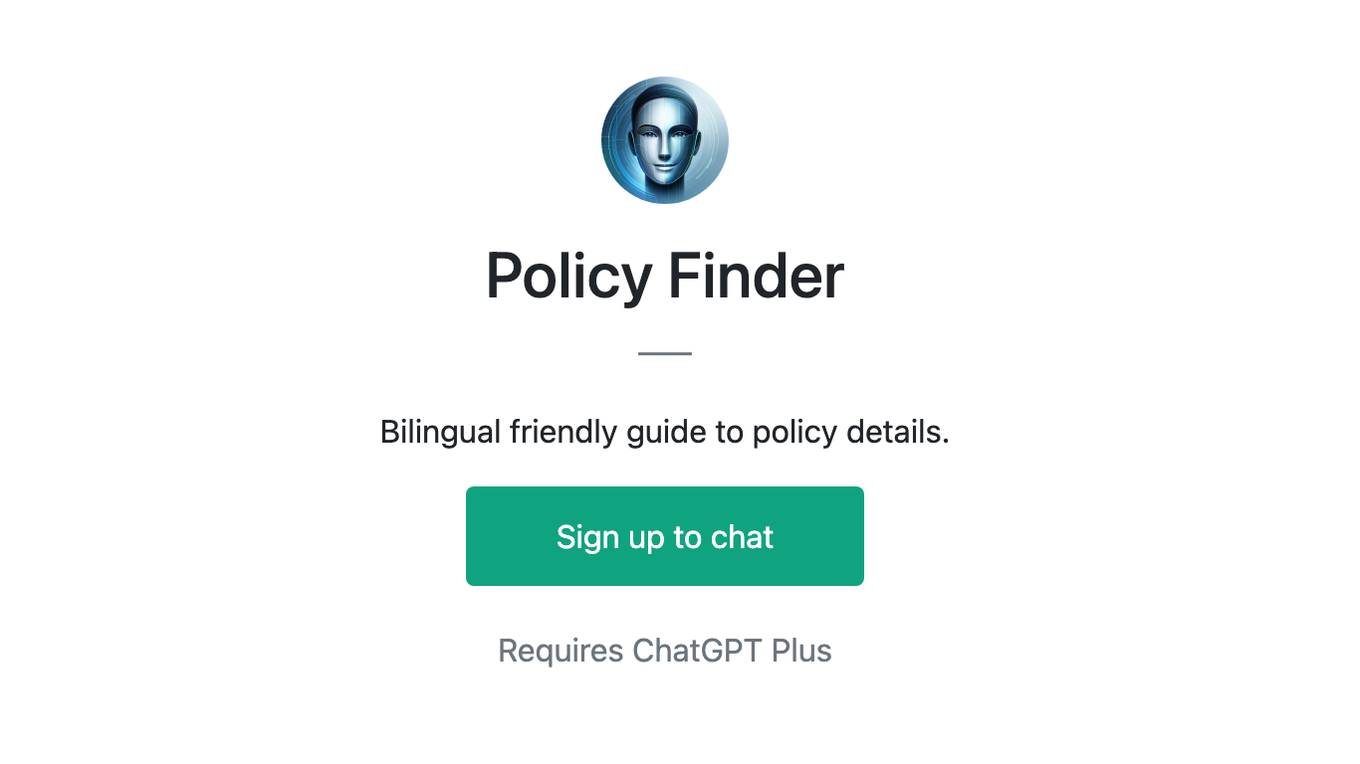 Policy Finder Screenshot