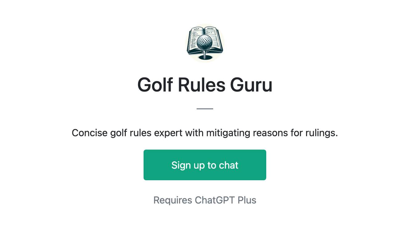 Golf Rules Guru Screenshot