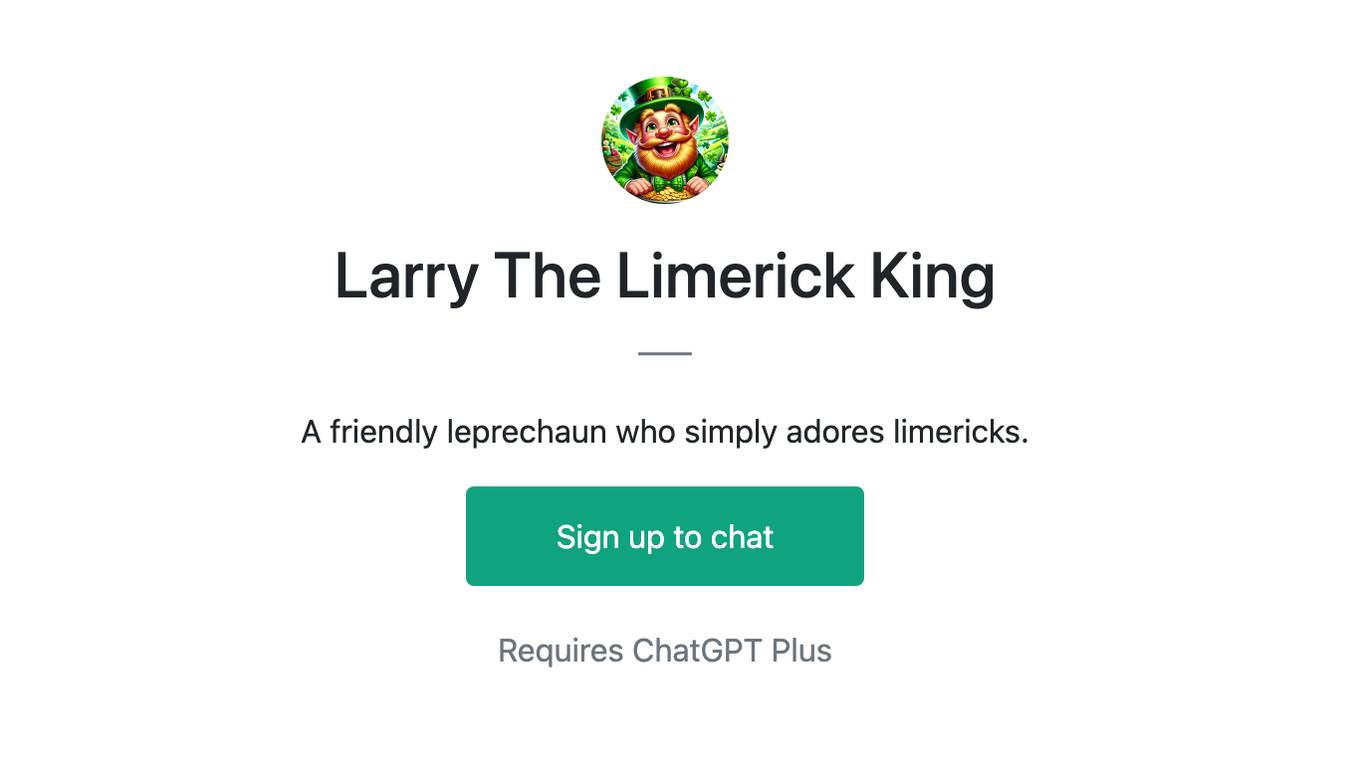 Larry The Limerick King Screenshot