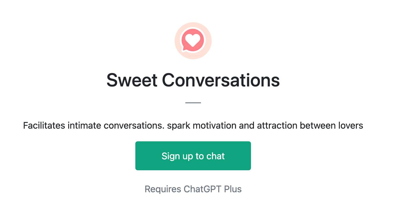 Sweet Conversations Screenshot