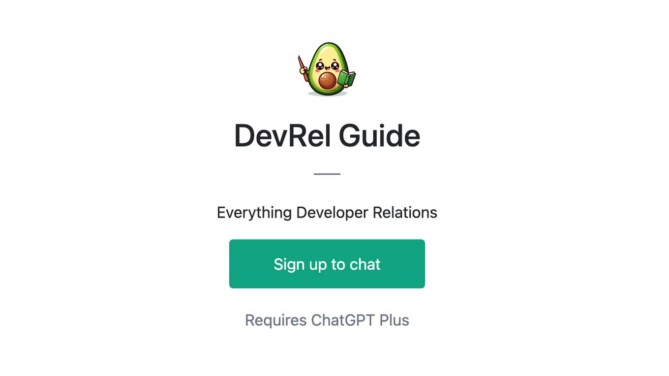 DevRel Guide Screenshot