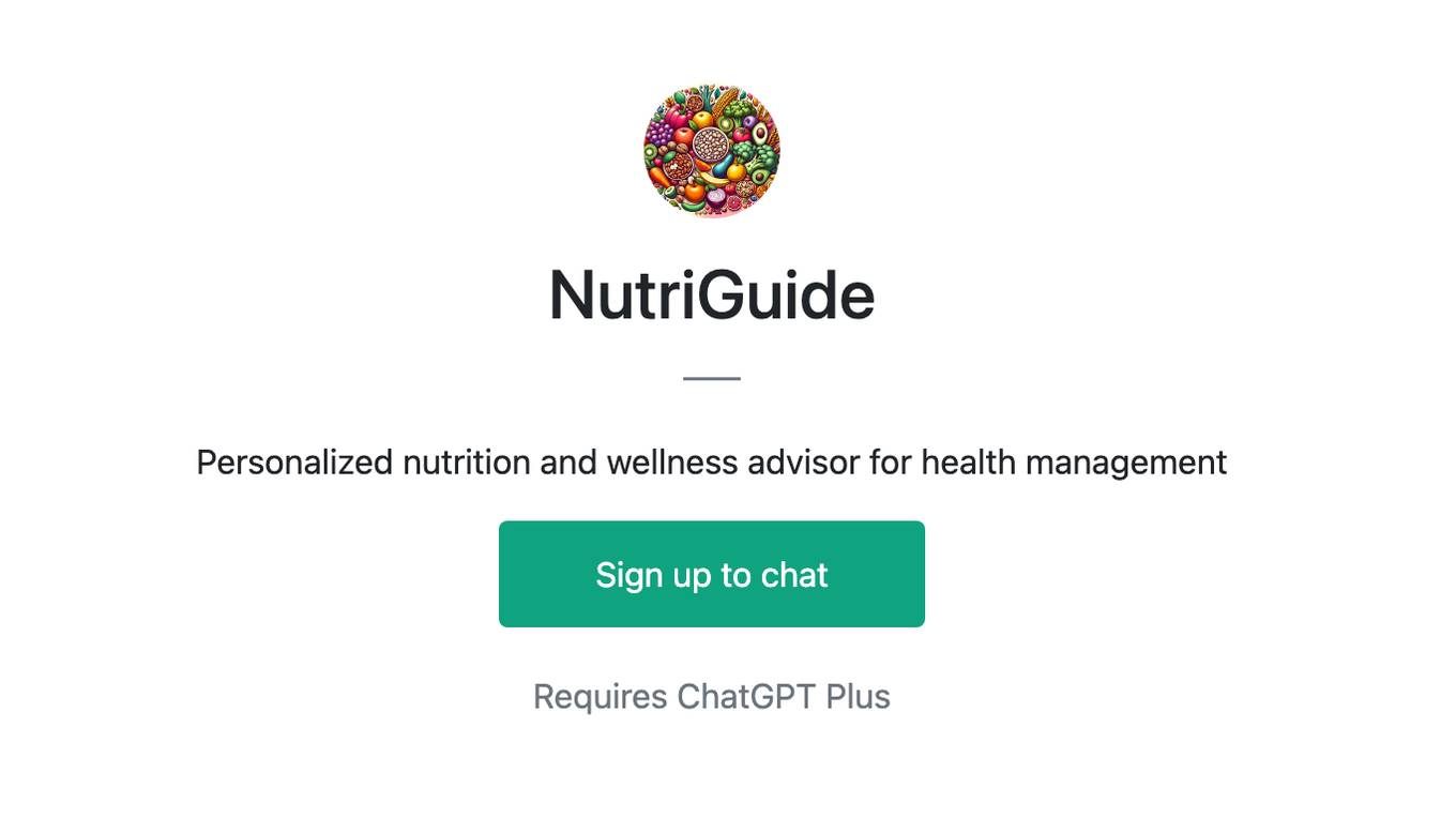 NutriGuide Screenshot