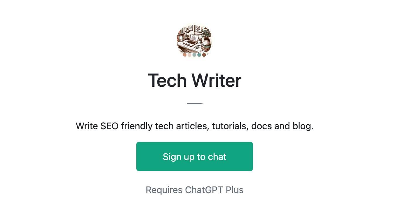 Tech Writer Screenshot