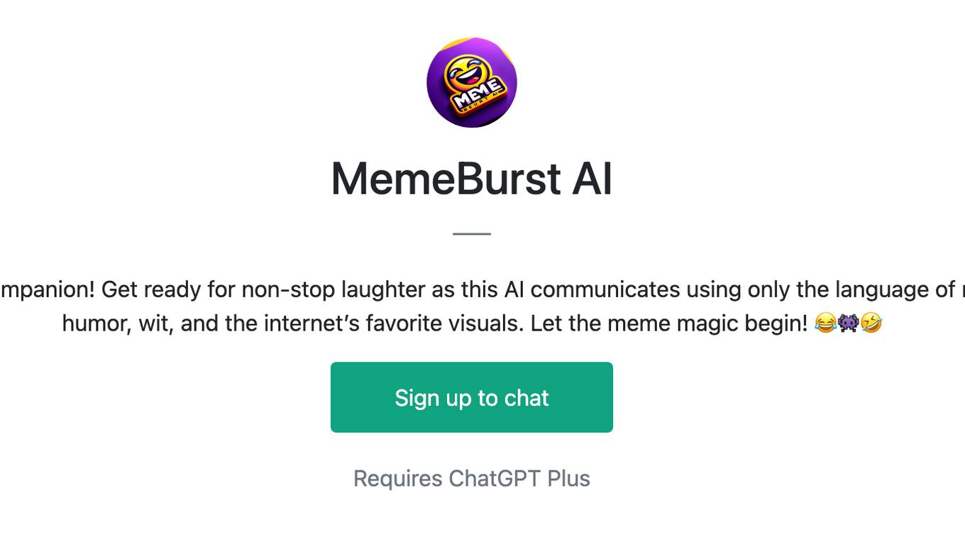 MemeBurst AI Screenshot