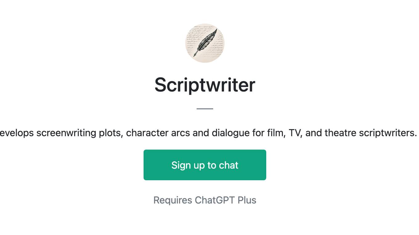 Scriptwriter Screenshot