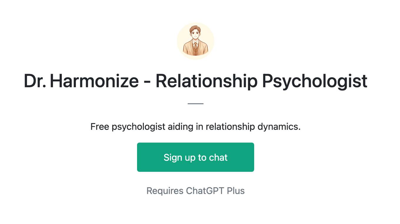 Dr. Harmonize - Relationship Psychologist Screenshot