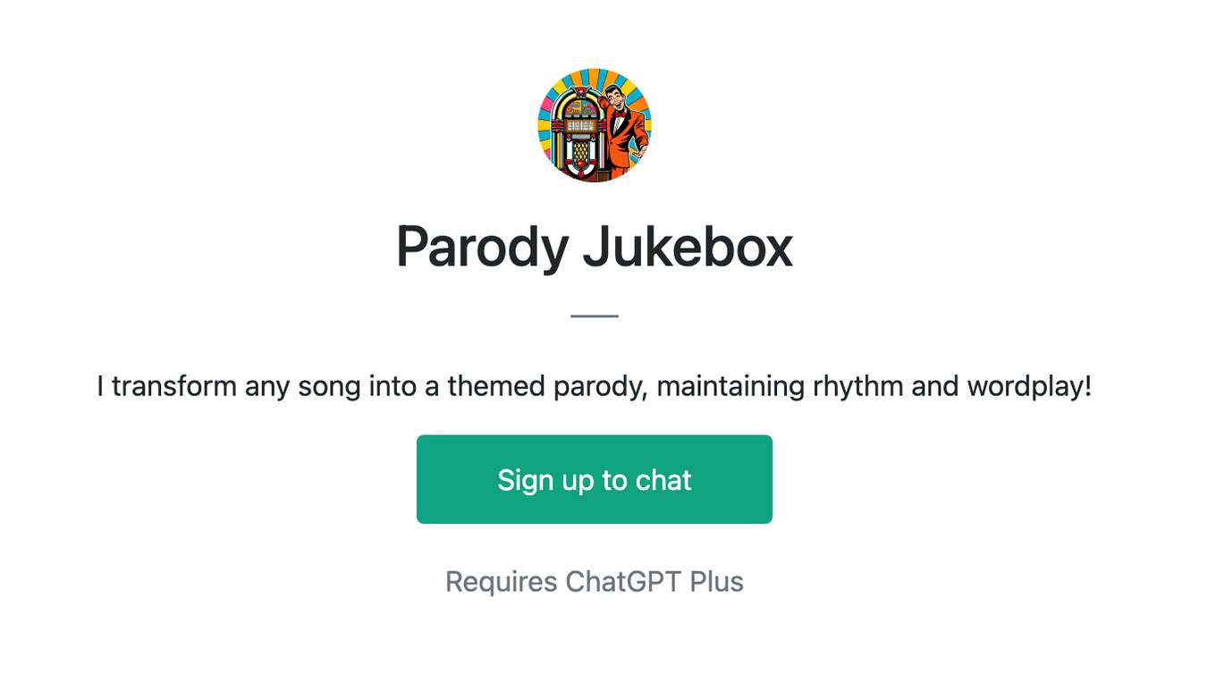 Parody Jukebox Screenshot