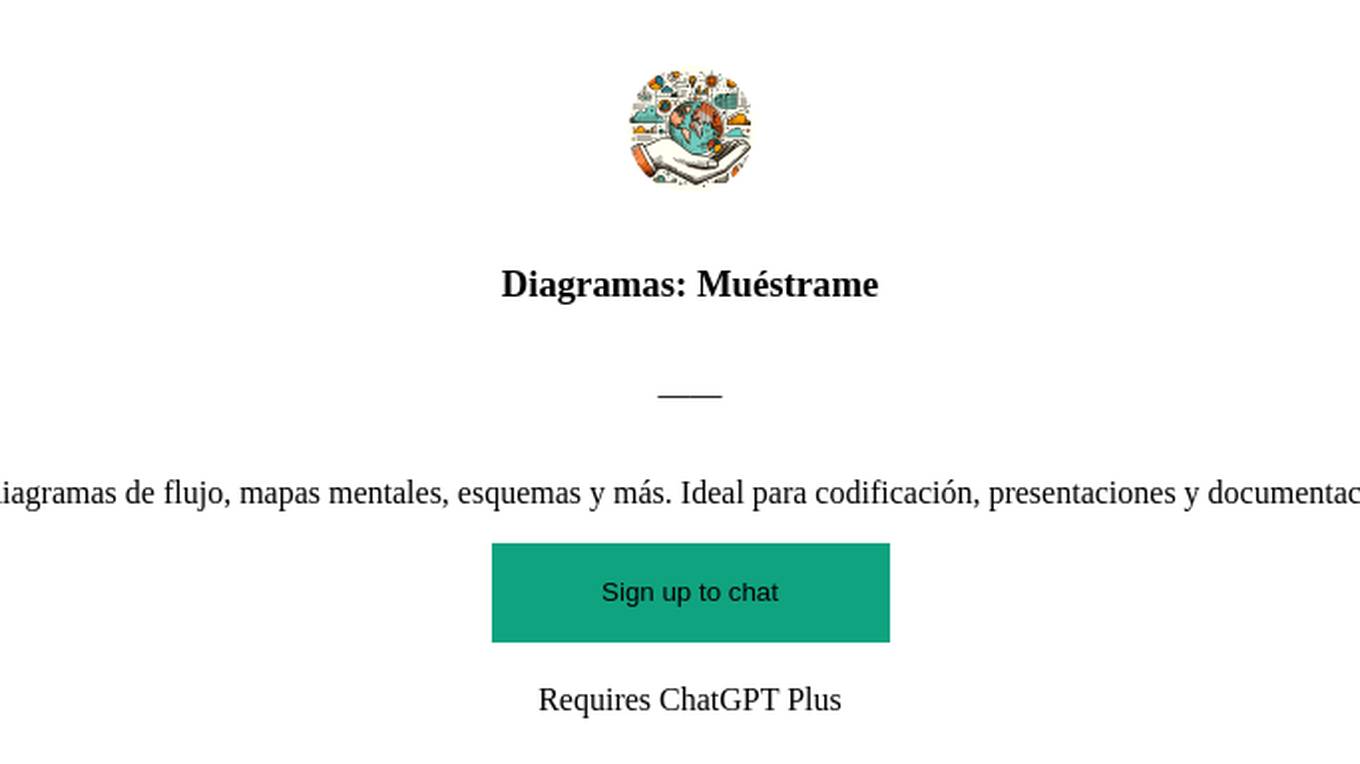 Diagramas: Muéstrame Screenshot