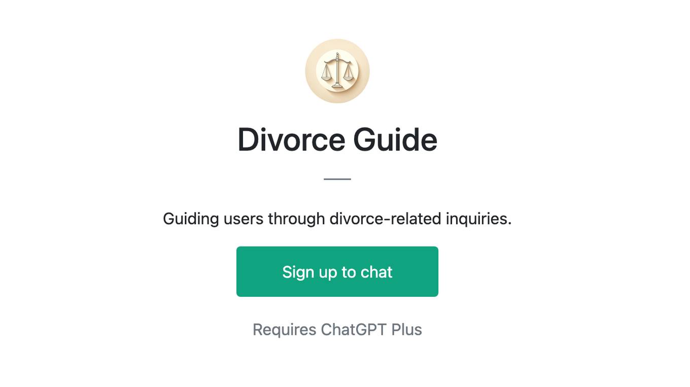 Divorce Guide Screenshot