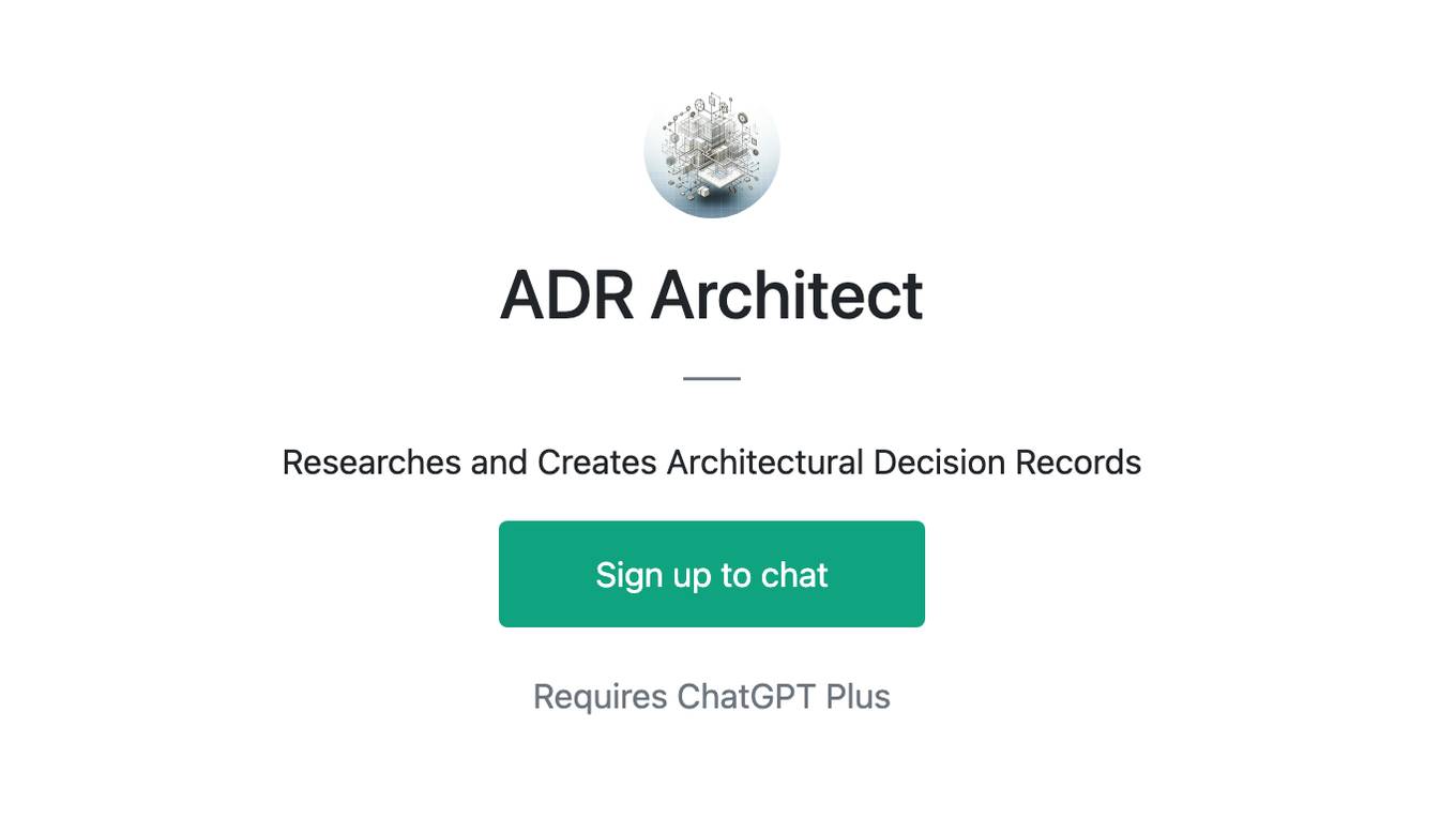 ADR Architect Screenshot