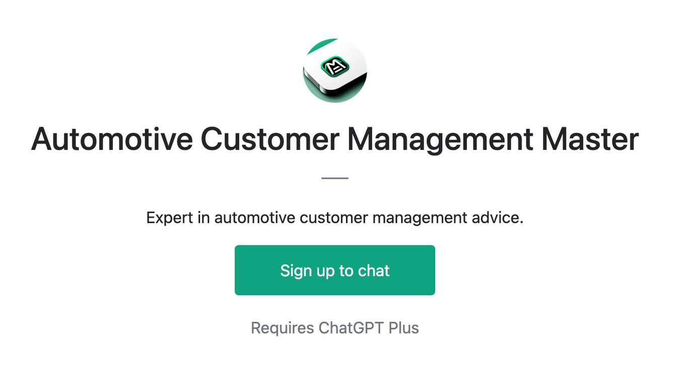 Automotive Customer Management Master Screenshot