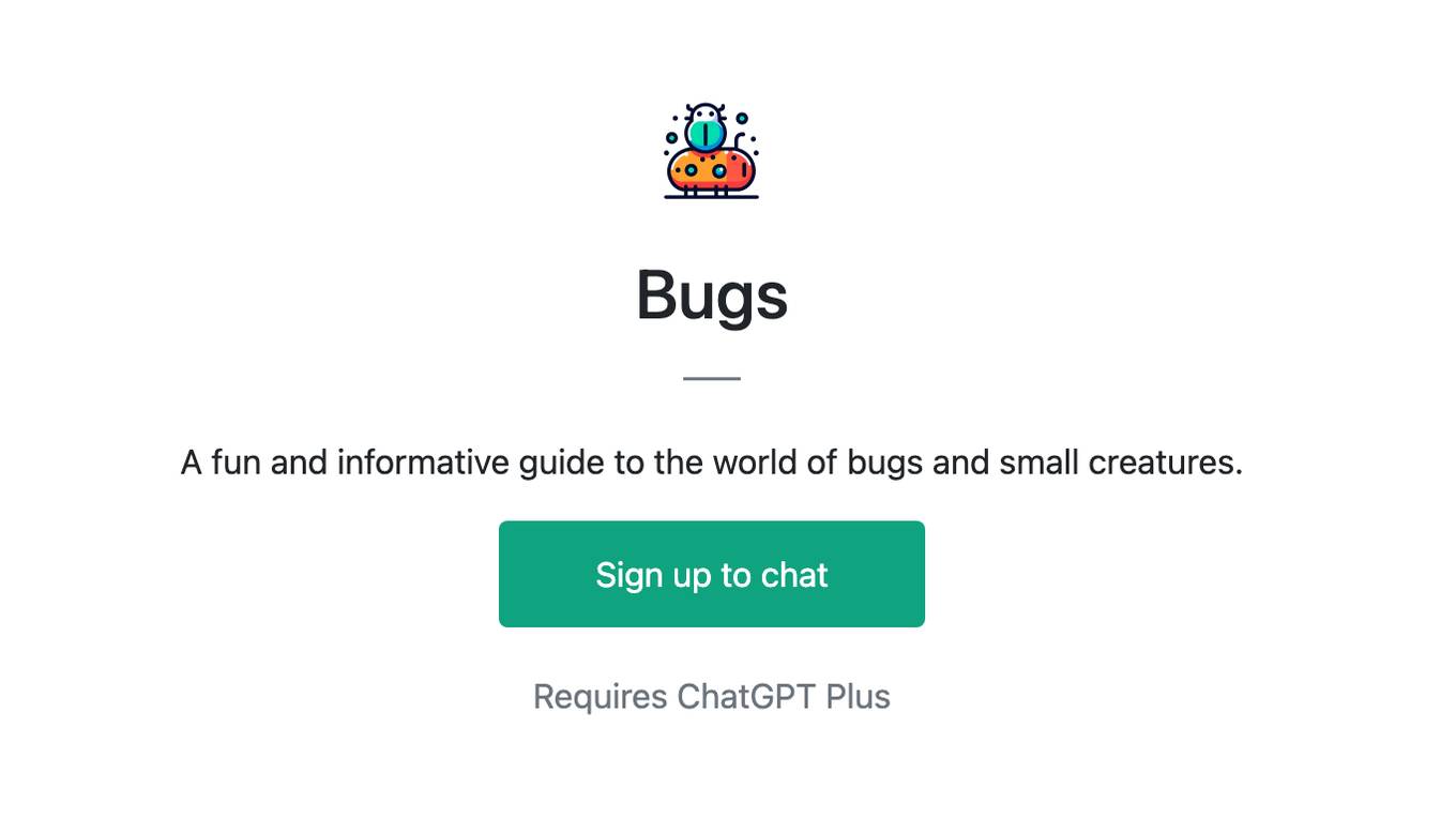 Bugs Screenshot