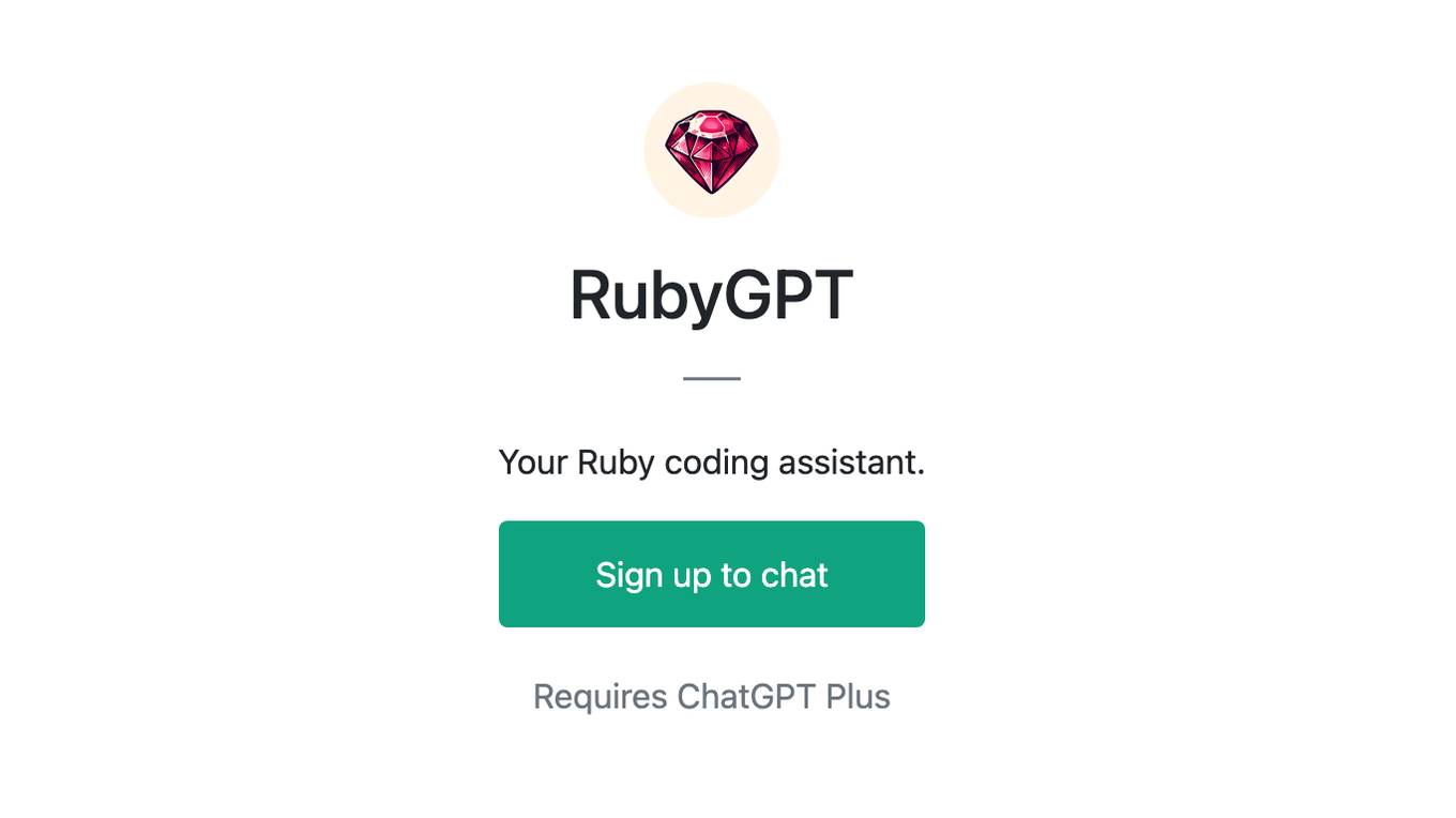 RubyGPT Screenshot