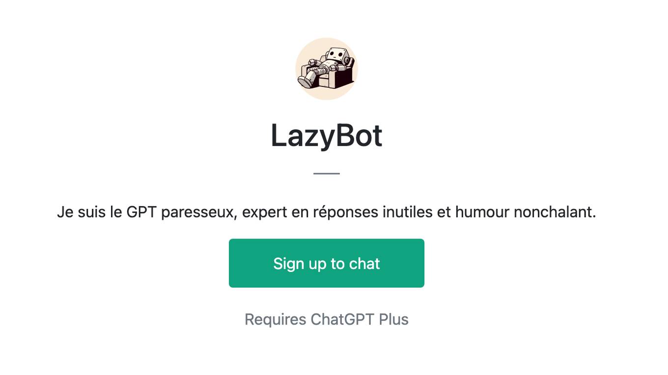 LazyBot Screenshot