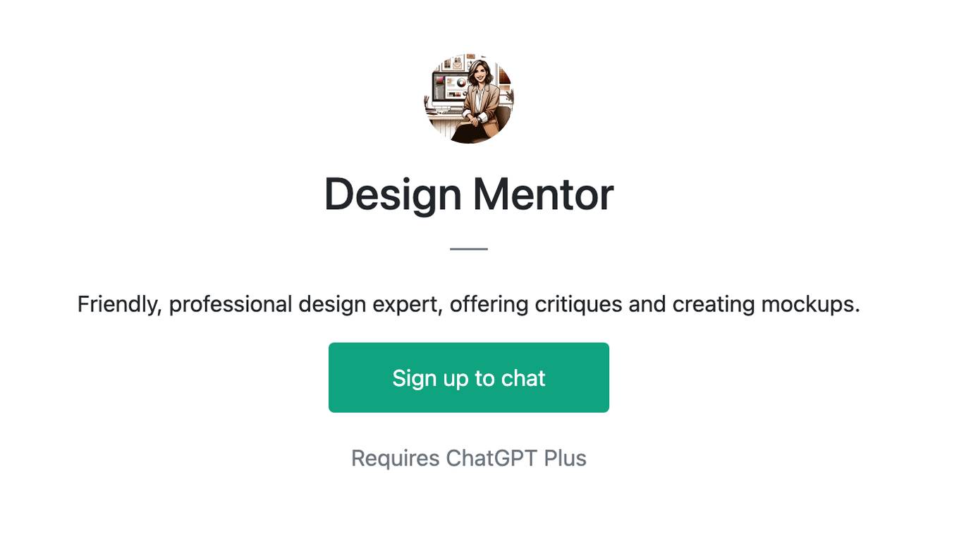 Design Mentor Screenshot