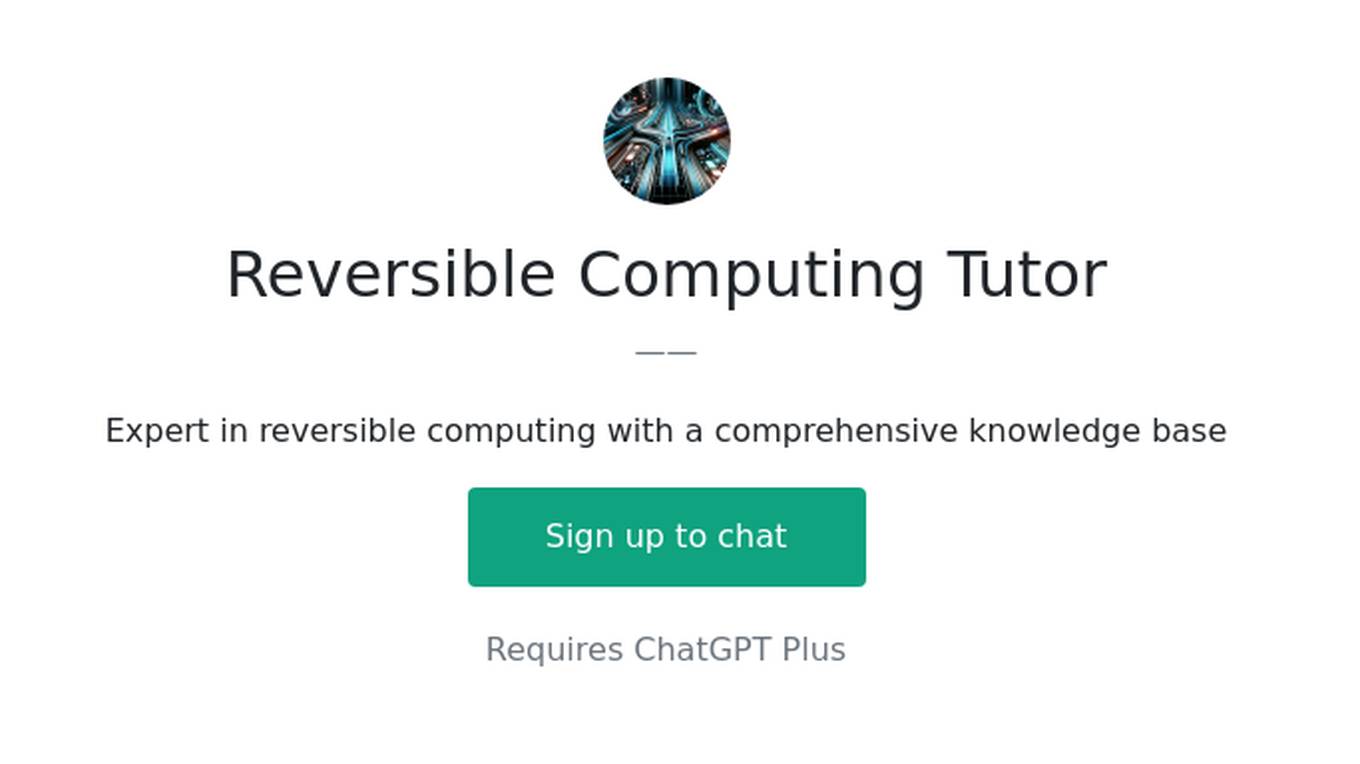 Reversible Computing Tutor Screenshot