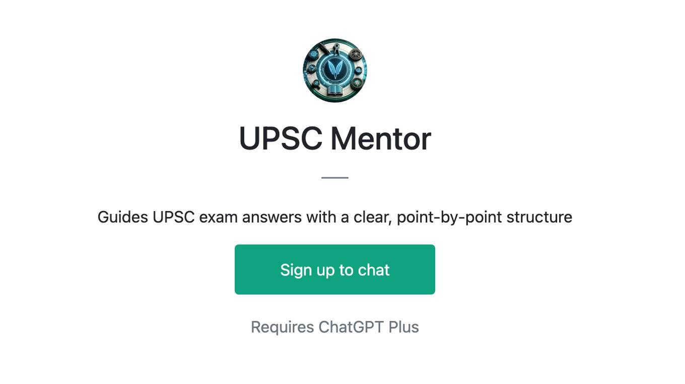 UPSC Mentor Screenshot