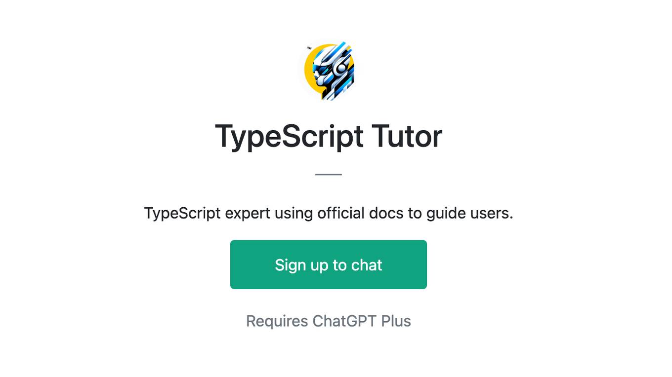 TypeScript Tutor Screenshot