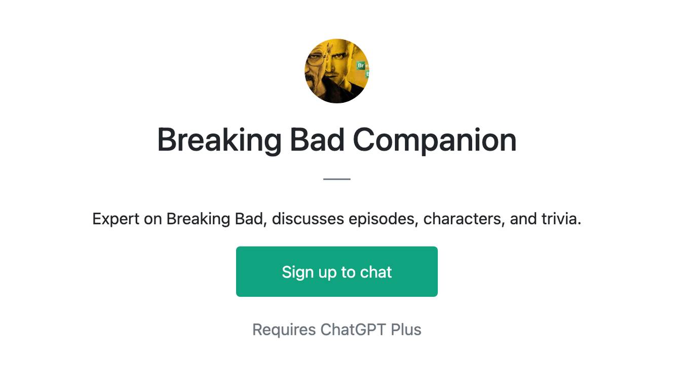 Breaking Bad Companion Screenshot