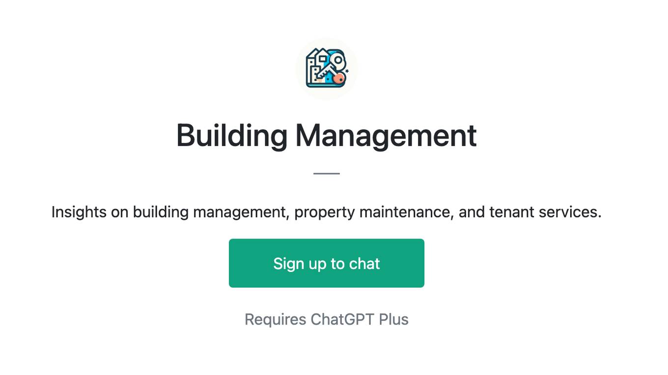 Building Management Screenshot