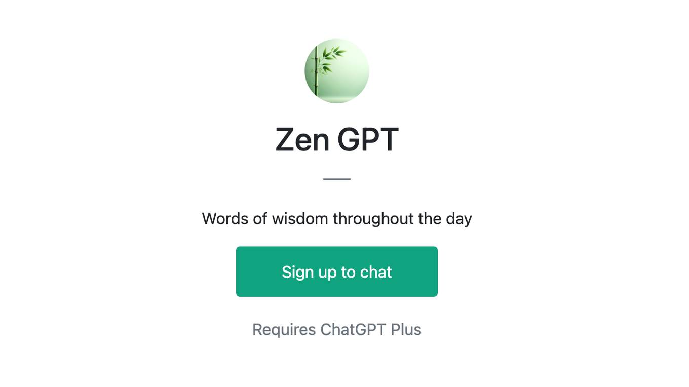 Zen GPT Screenshot