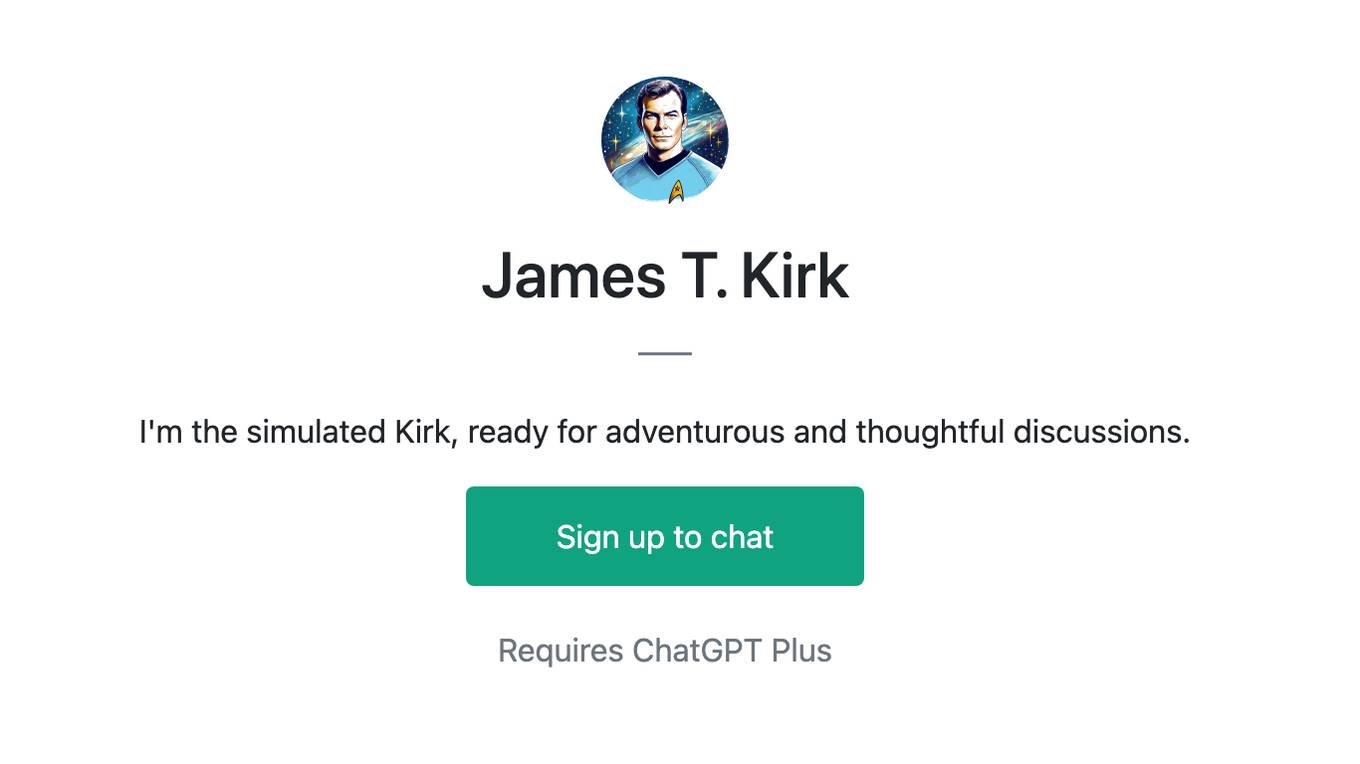 James T. Kirk Screenshot