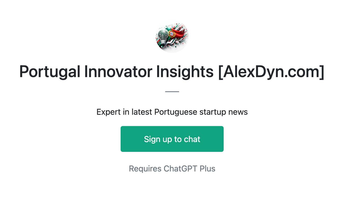 Portugal Innovator Insights [AlexDyn.com] Screenshot