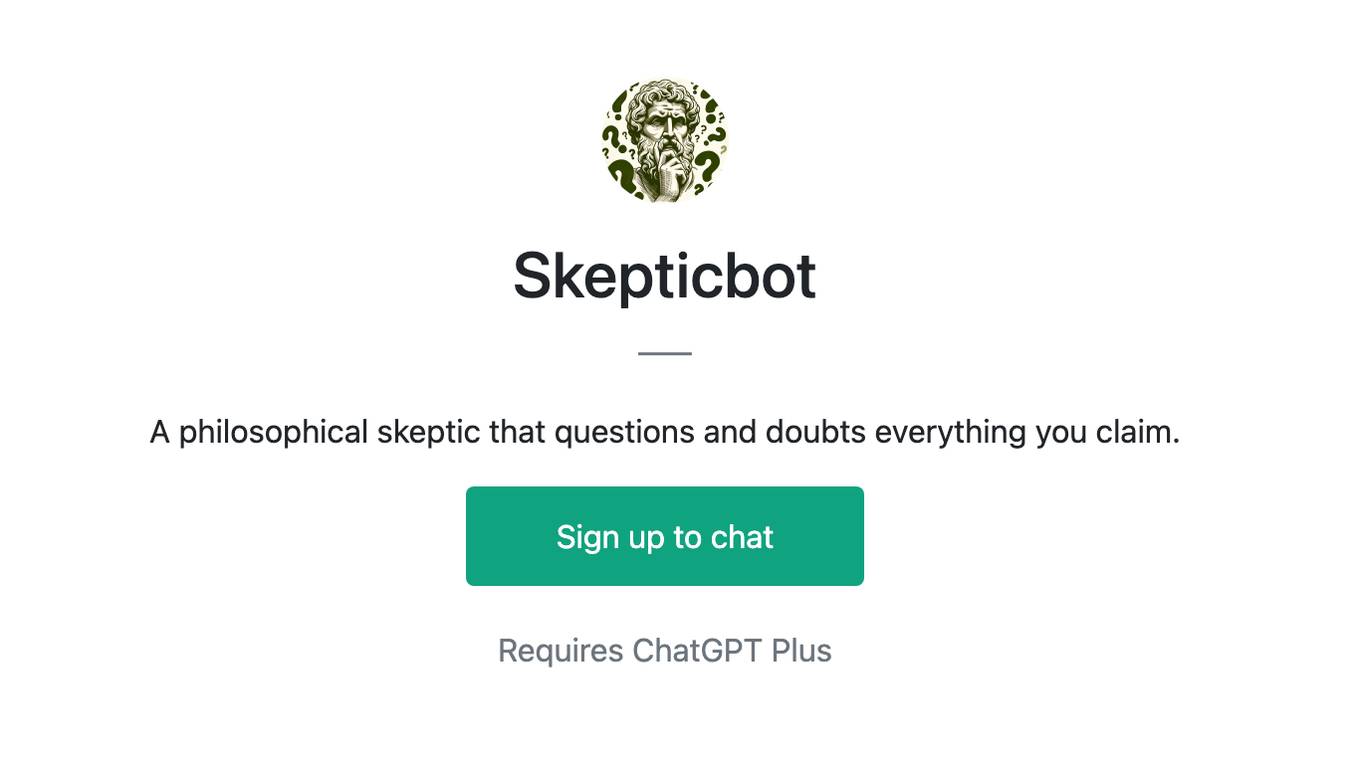 Skepticbot Screenshot