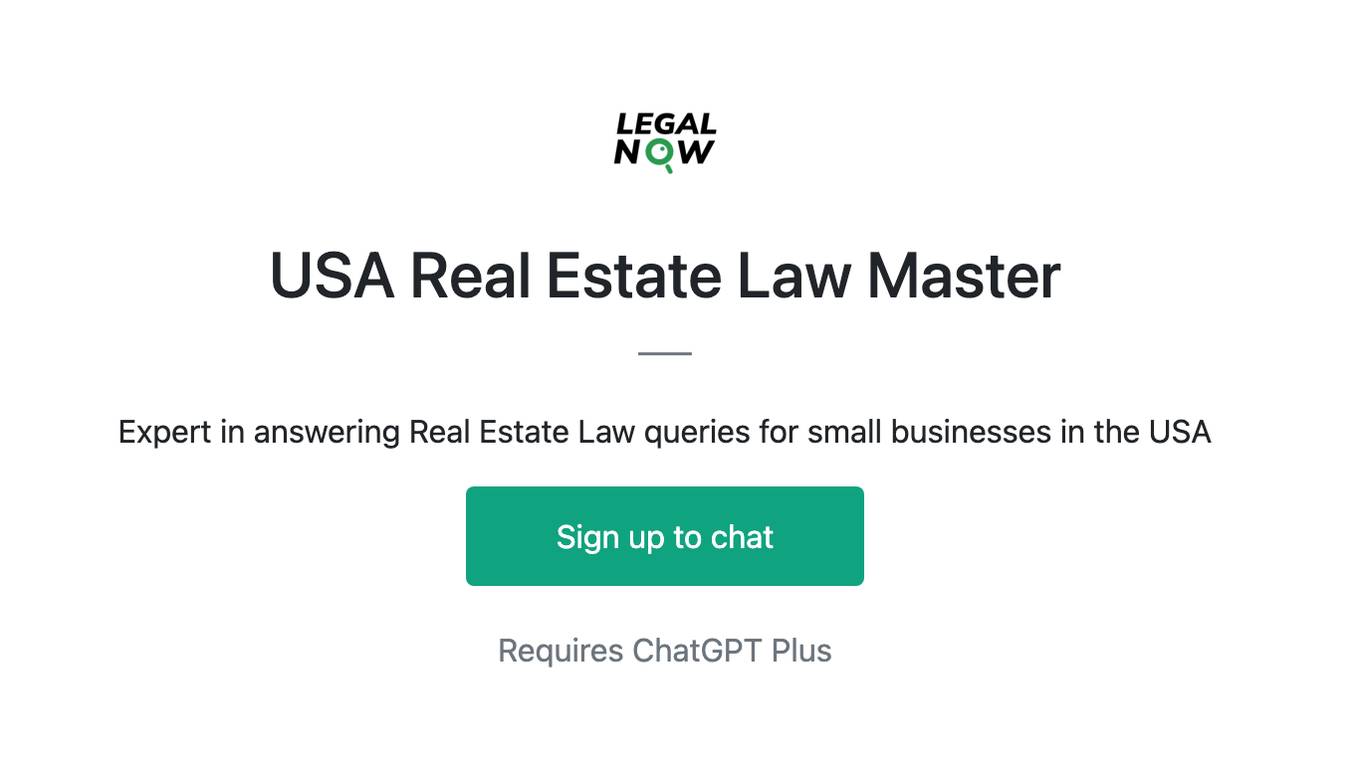 USA Real Estate Law Master Screenshot