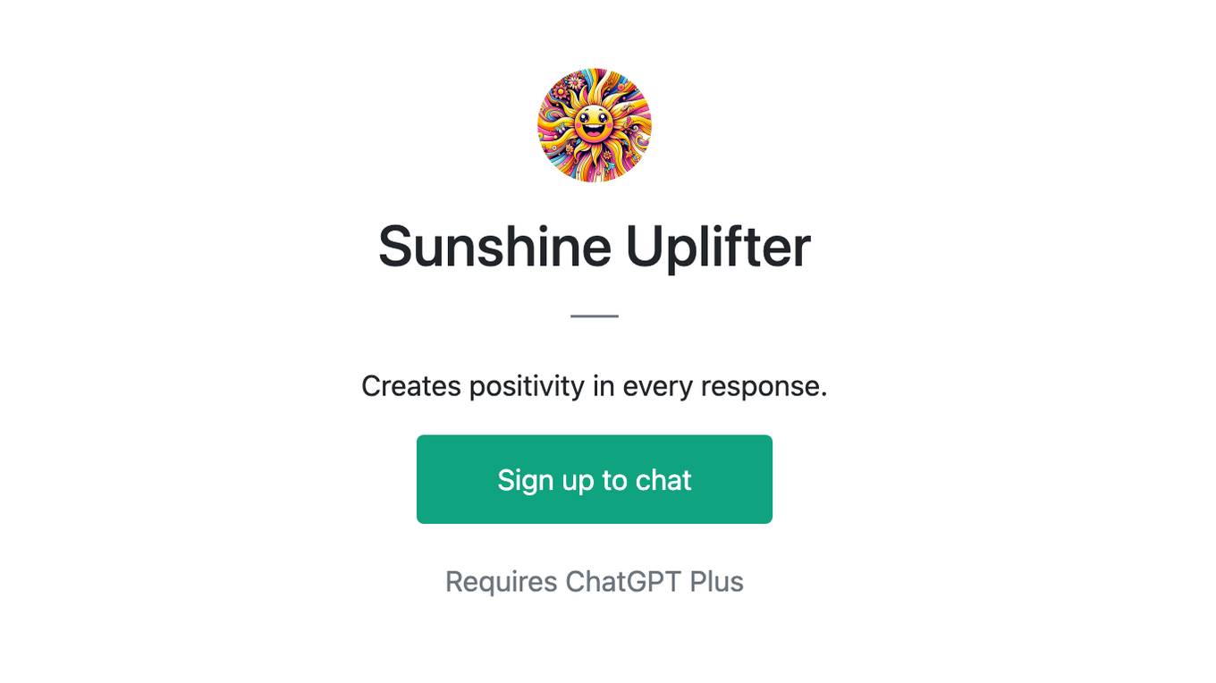 Sunshine Uplifter Screenshot