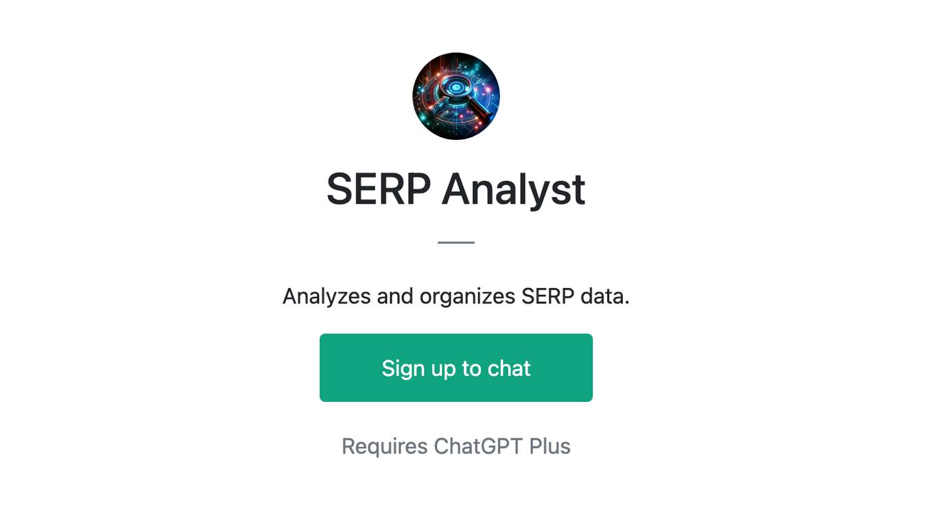 SERP Analyst Screenshot