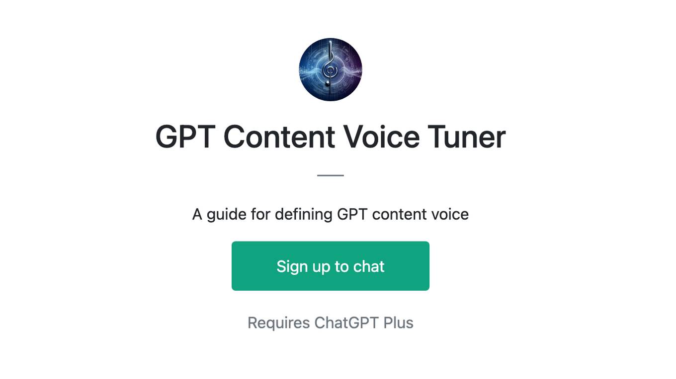 GPT Content Voice Tuner Screenshot