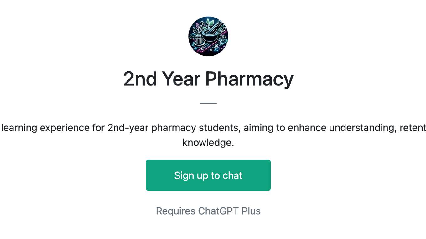 2nd Year Pharmacy Screenshot