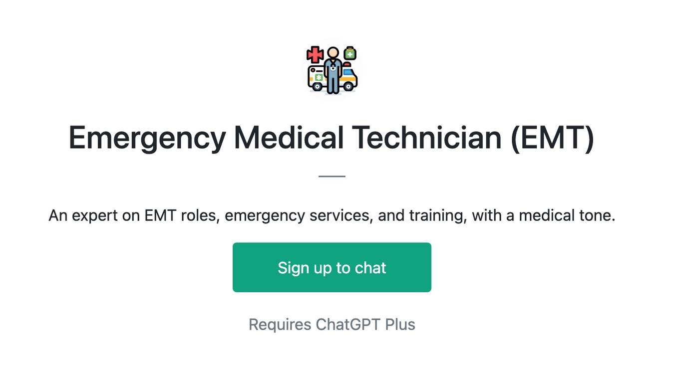 Emergency Medical Technician (EMT) Screenshot